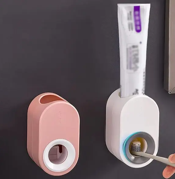 Automatic Toothpaste Dispenser Wall Mount Toothpaste Squeezer(1 pc)